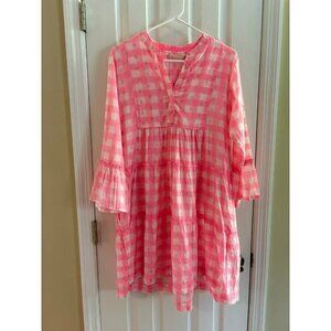 Lola Australia Dress Pink Plaid